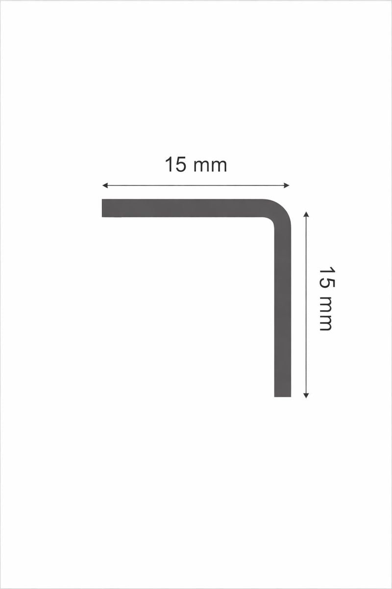 זווית אלומיניום | 15X15