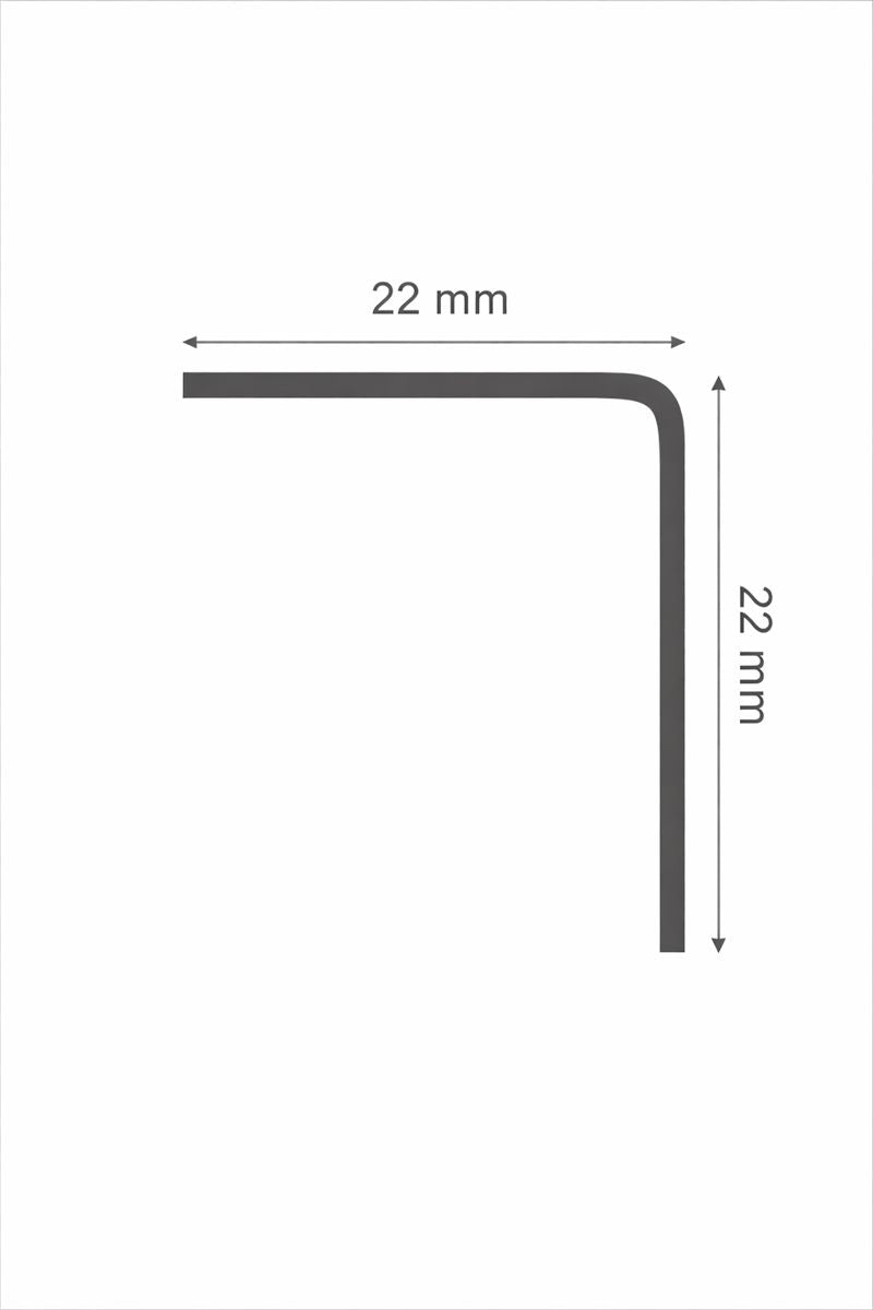 זווית אלומיניום | 22X22