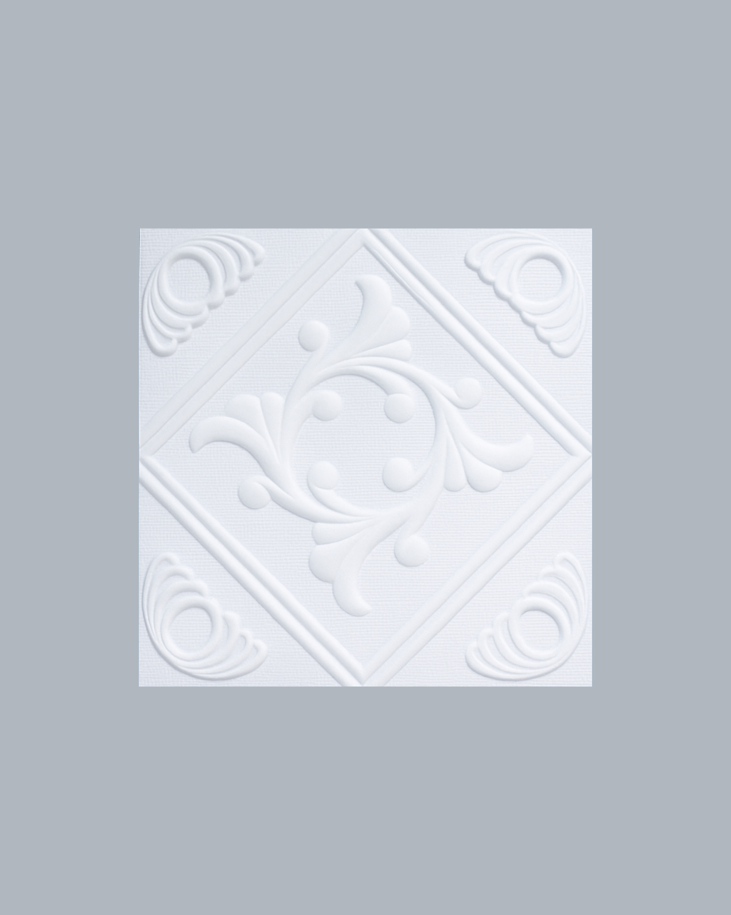 חיפוי תקרה פוליסטרין דגם רוקוקו