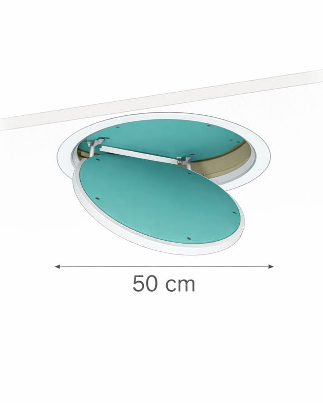 פתח שירות לגבס עגול | קוטר 50 ס"מ