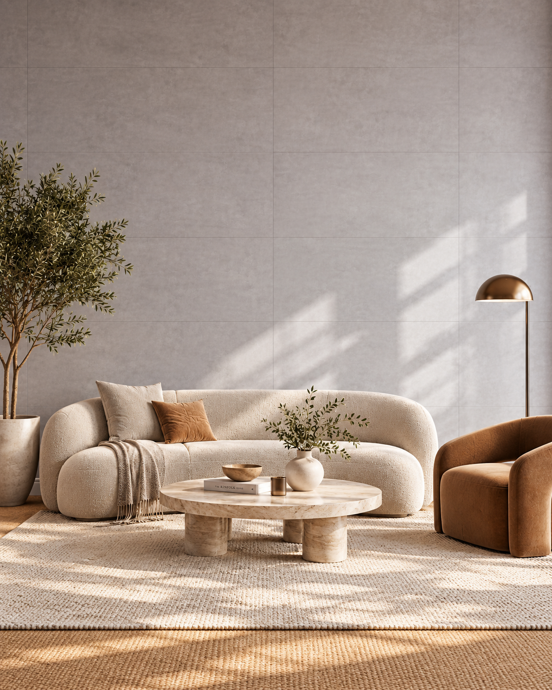 חיפוי קיר תלת ממד אפור Loft