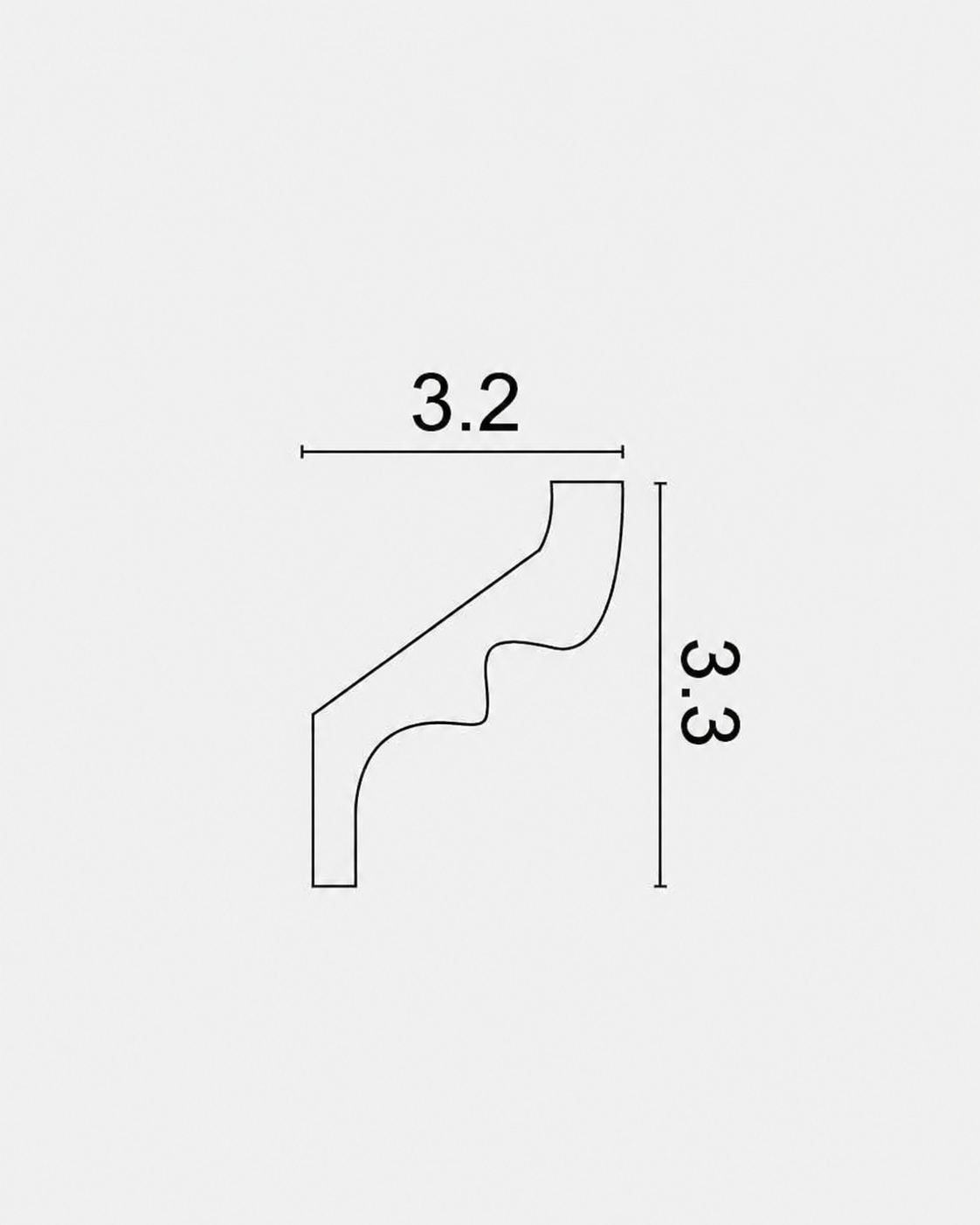 קרניז פוליסטירן קלאסי מדורג קטן S-35