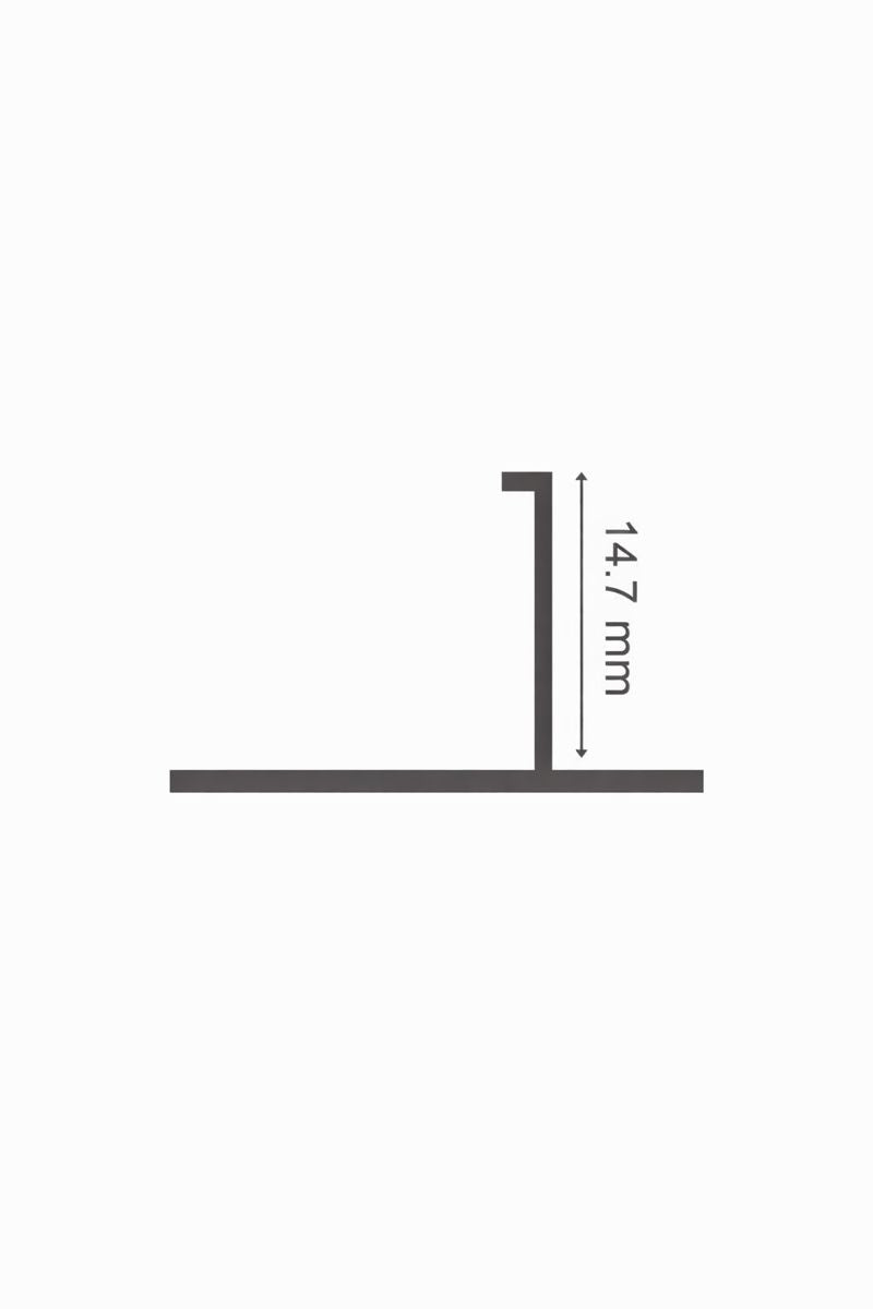 פרופיל קצה | 14.7 מ"מ