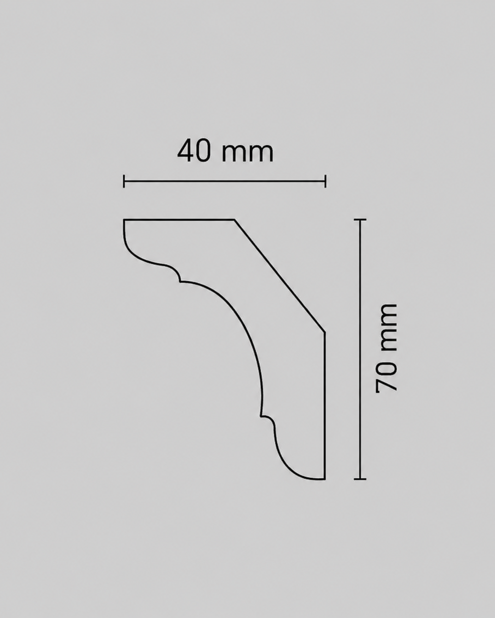קרניז  דקורטיבי פוליסטרין  G-106