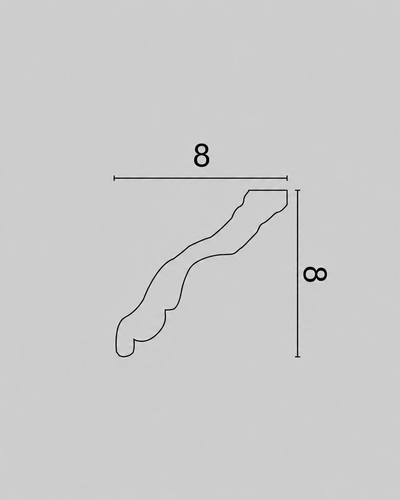 קרניז פוליסטירן דימוי חבל מלכותי G-82