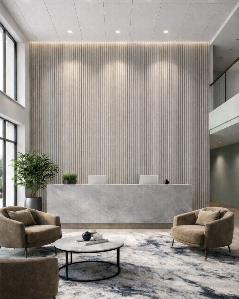 חיפוי קיר פורניר פסים