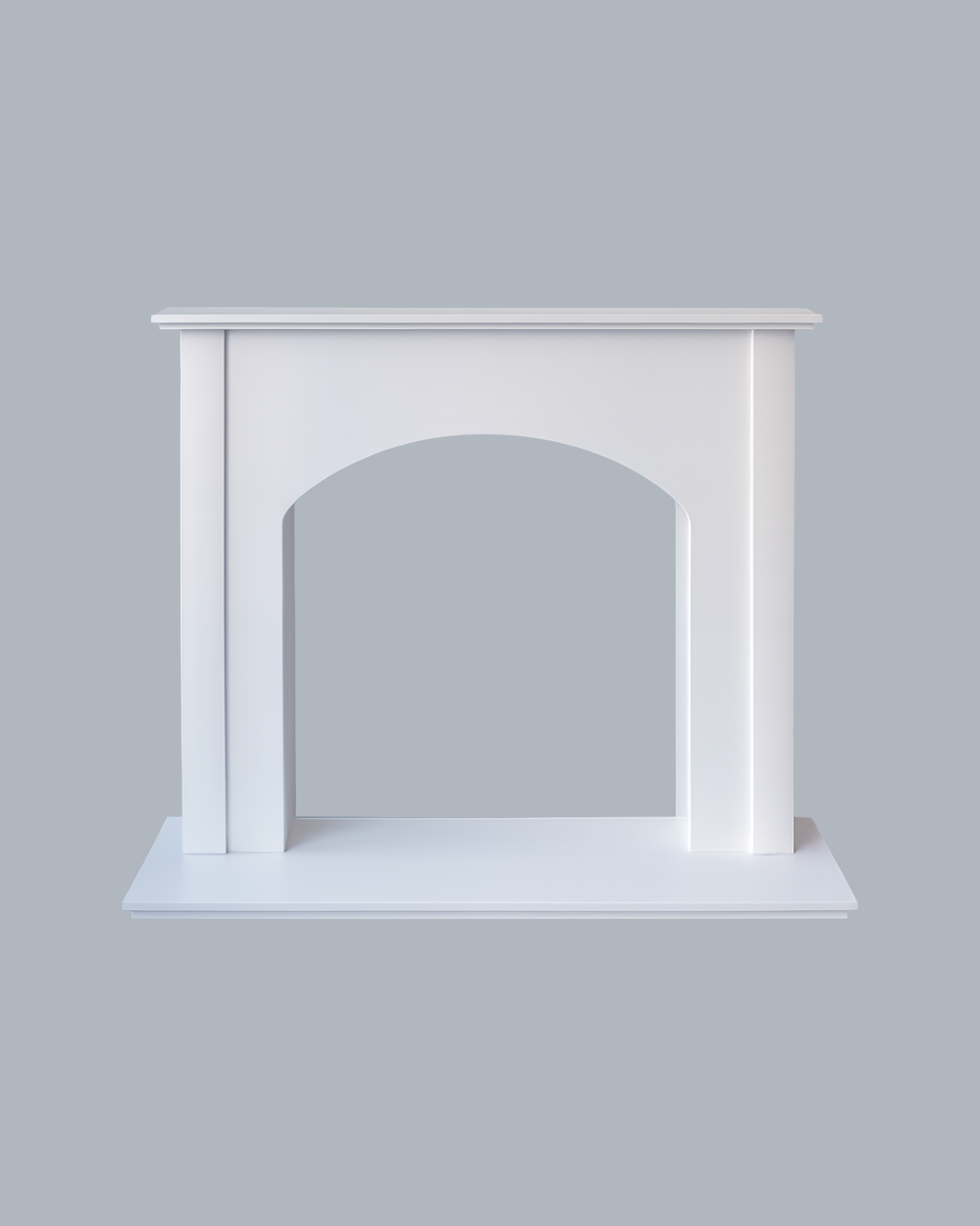 חיפוי קמין במראה יווני מינימליסטי