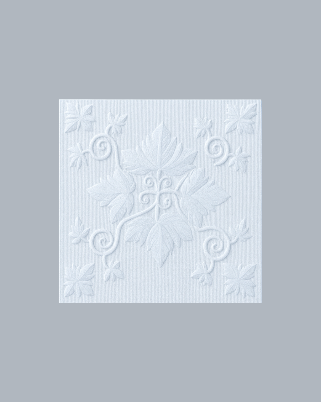 חיפוי תקרה פוליסטרין דגם עלי גפן