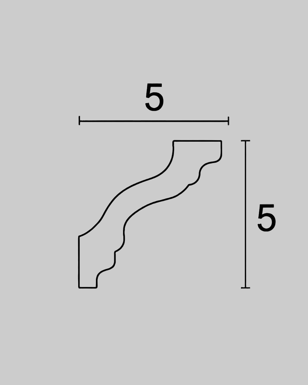 קרניז פוליסטירן דימוי מעוגל