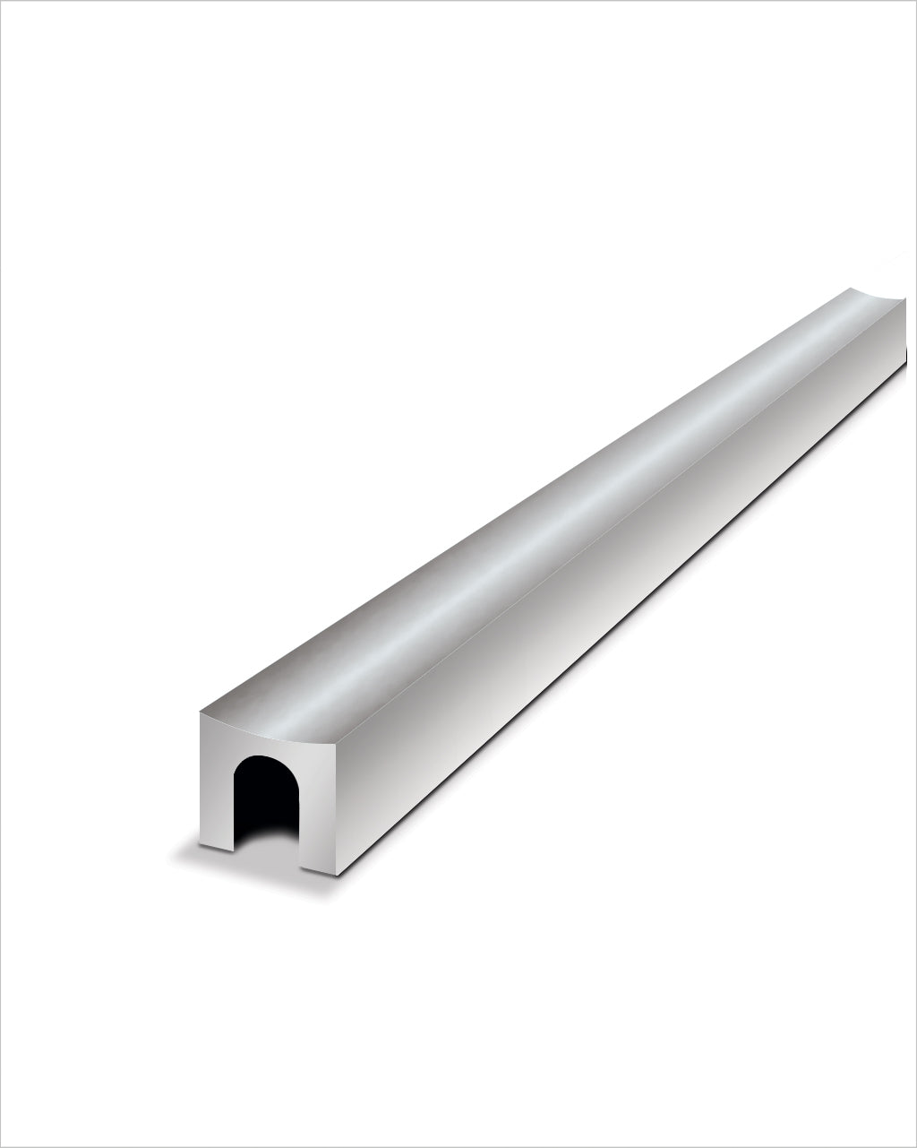 פרופיל אלומיניום U 10X10