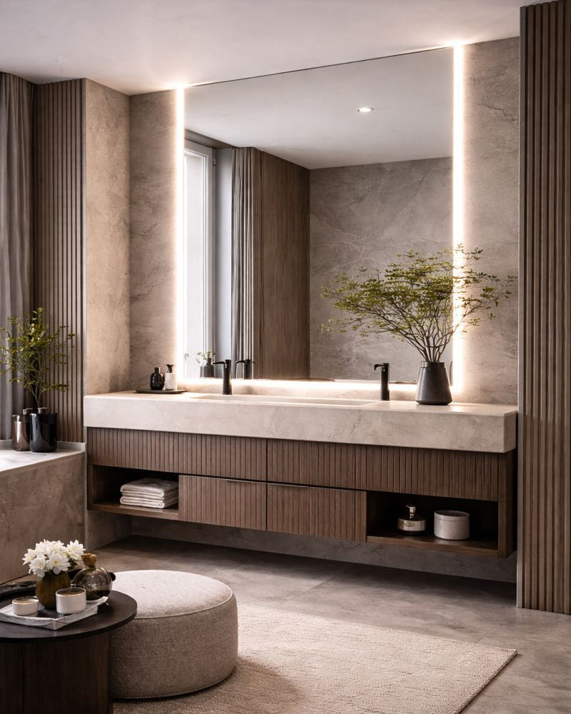 מראת קיר בעיצוב מינימליסטי