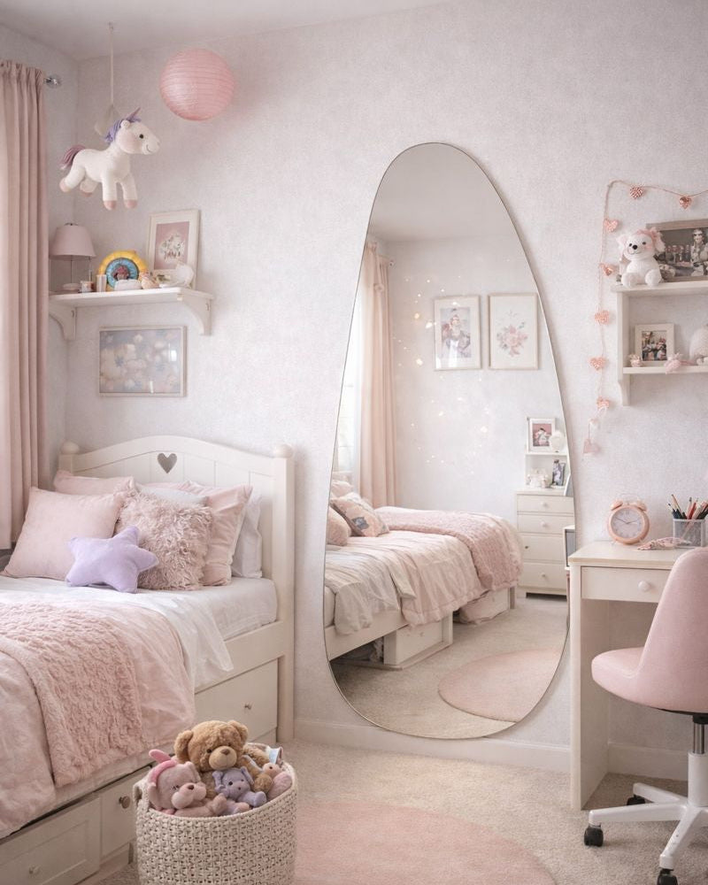 מראת קיר מעוצבת בצורת טיפה