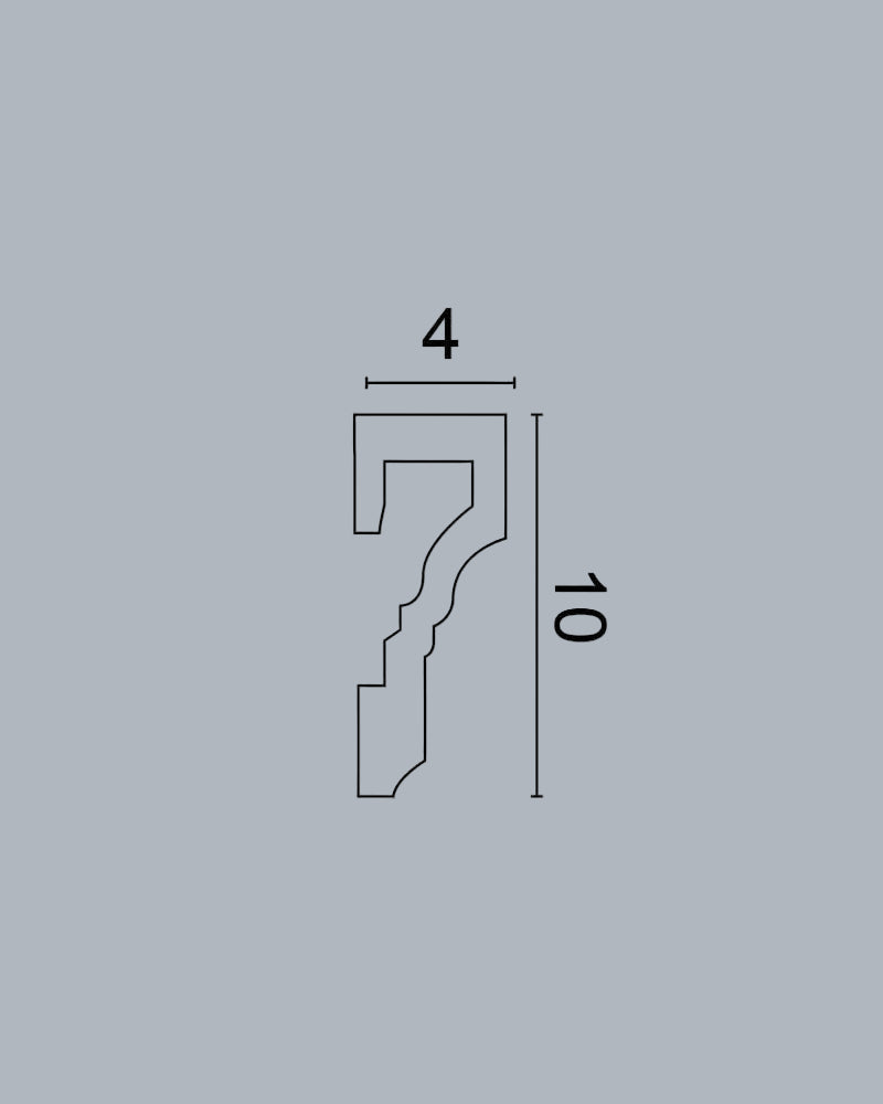 סרגל מסגרת קיר פולימר PP-110