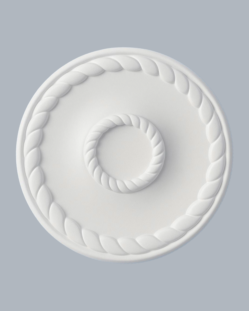 רוזטה פוליסטרין סגנון צמה עגולה