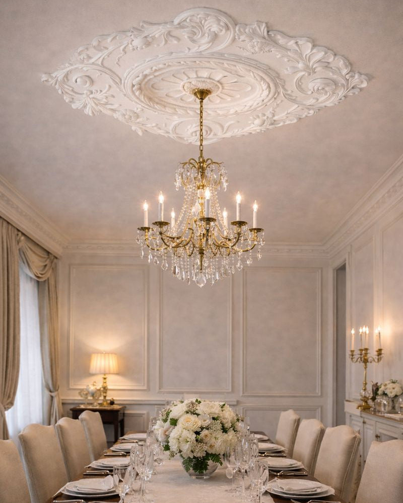 רוזטה פוליסטרין סגנון יוקרה