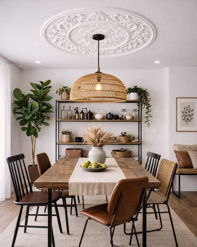 רוזטה פוליאוריטן בעיצוב בארוק