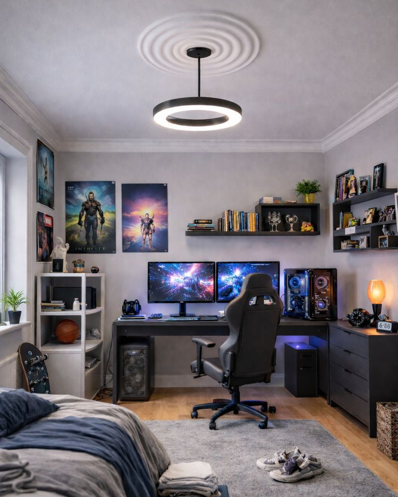 רוזטה פוליסטרין סגנון פרח השמש