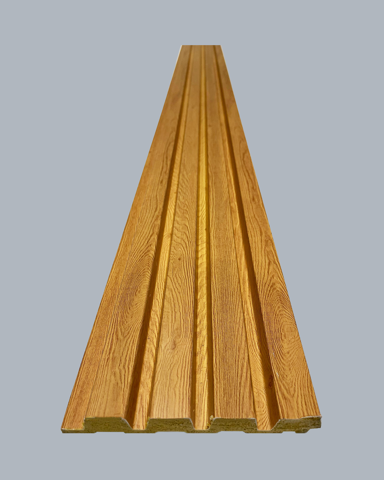 חיפוי קיר פולימרי עץ חום בהיר RP-15