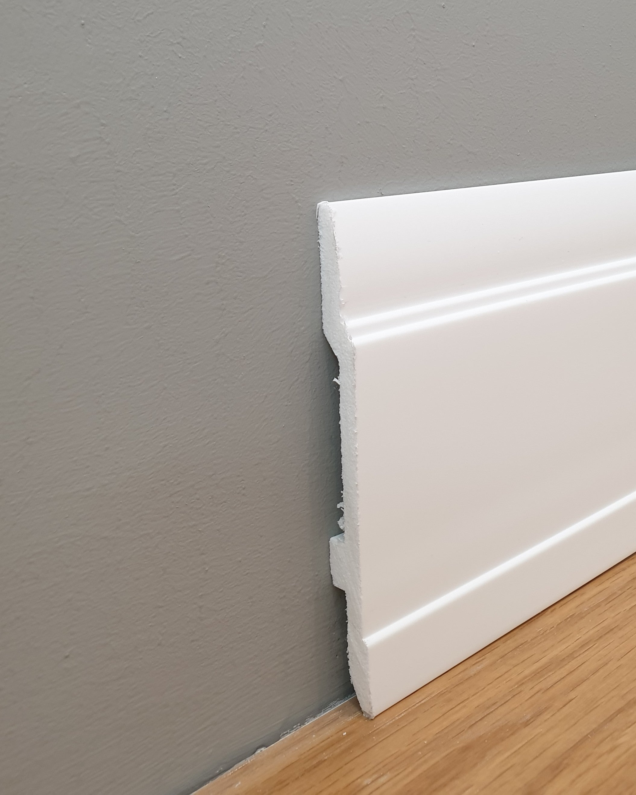 פנל רצפה פולימר בעיטור שני חריצים