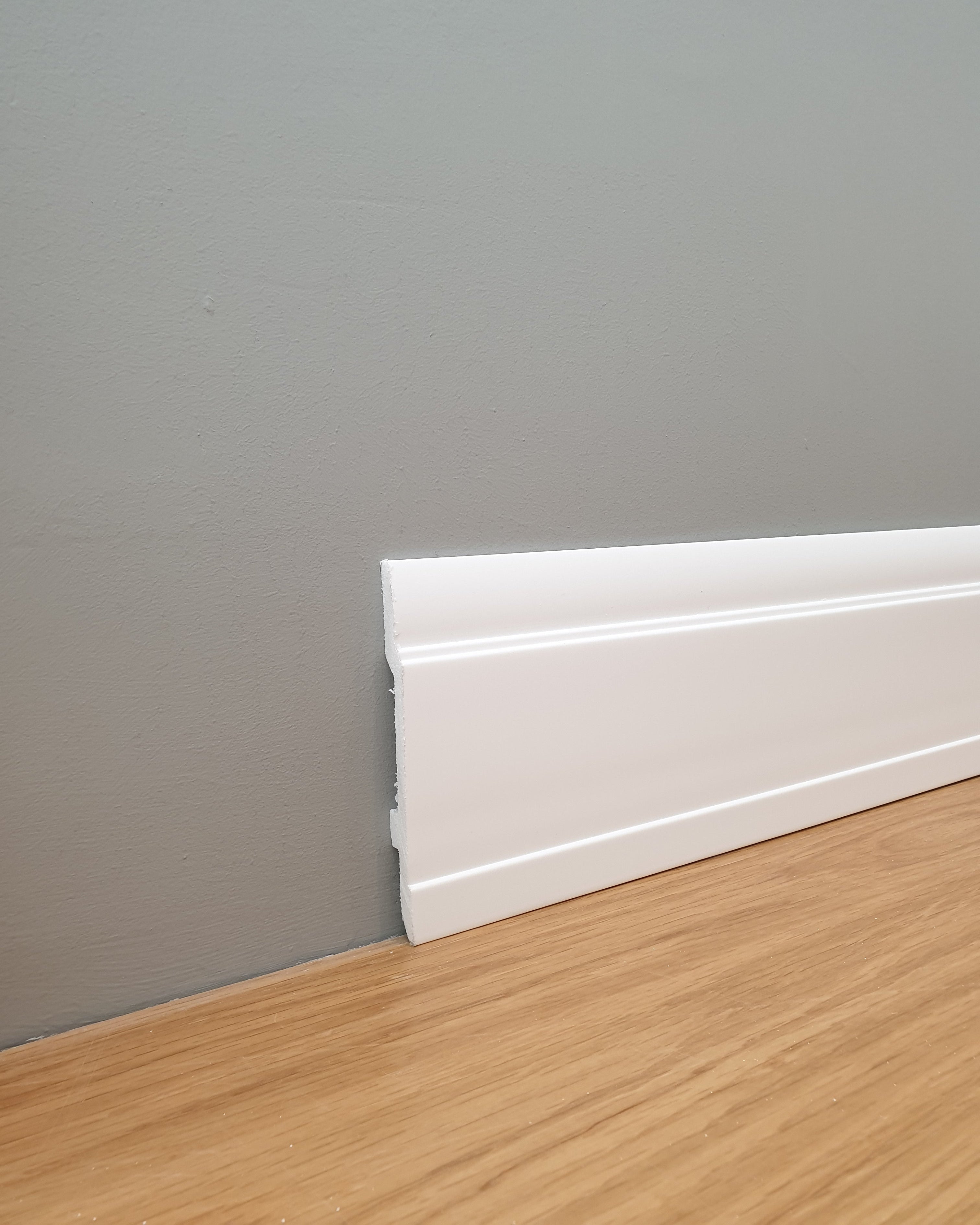 פנל רצפה פולימר בעיטור שני חריצים