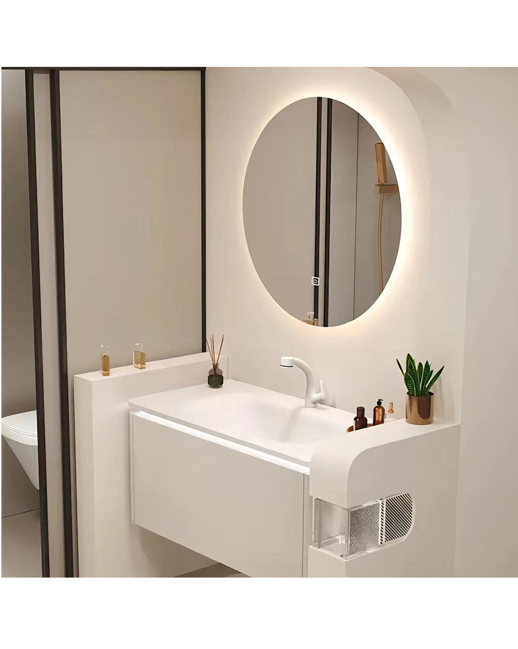 מראת קיר צורת ביצה