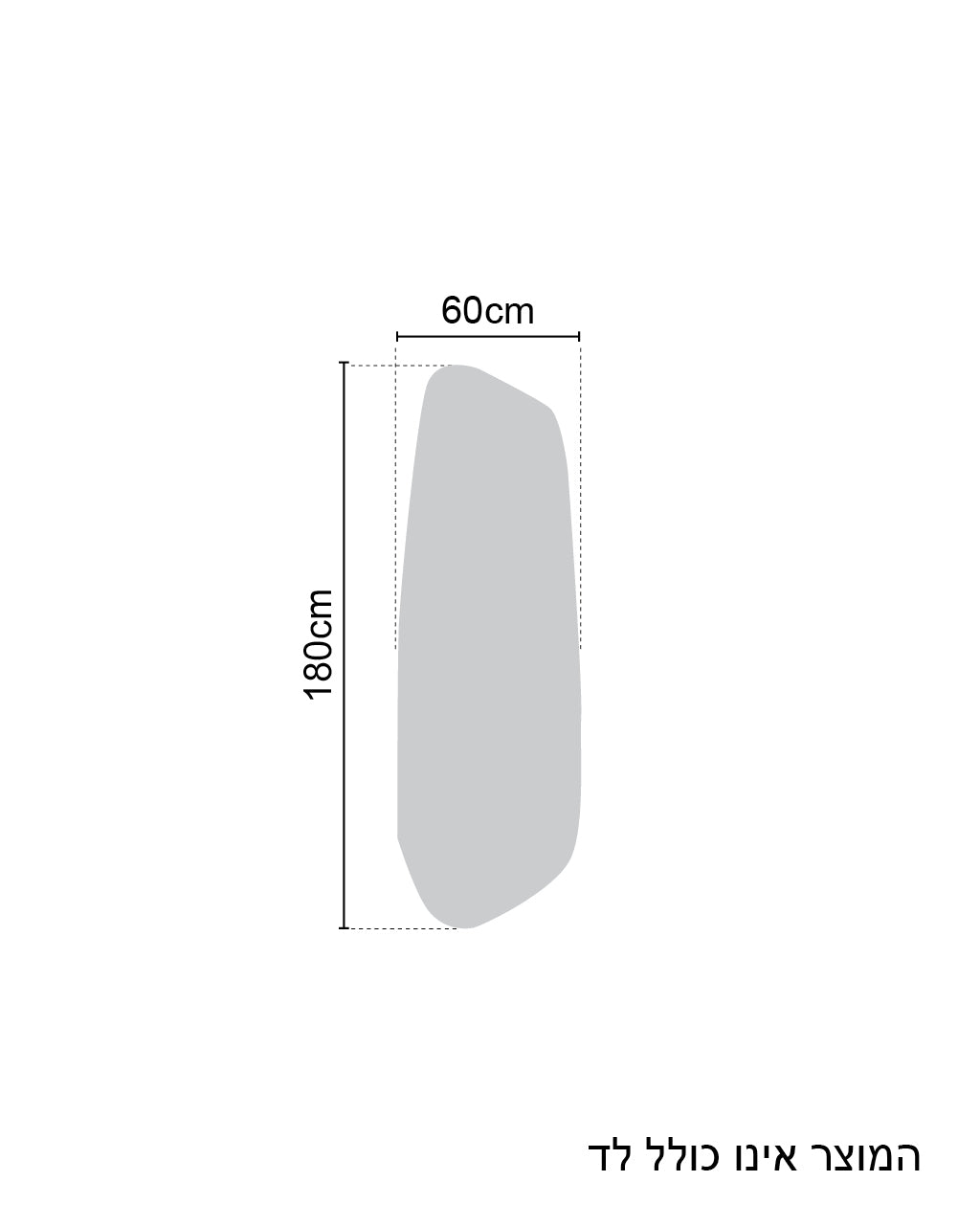 מראת קיר מעוצבת בצורה טבעית