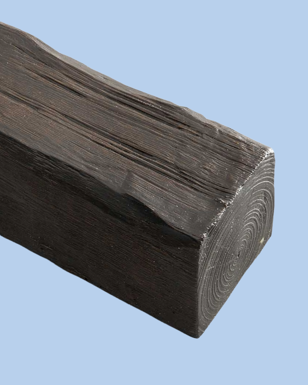 קורה דמוי עץ כפרי בצבע חום עתיק 12/12