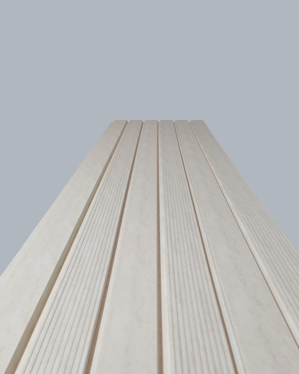 חיפוי קיר פסים בגוון שמנת עם פסים רחבים