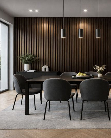 חיפוי קיר פסים דמוי ברונזה עם פסים שחורים