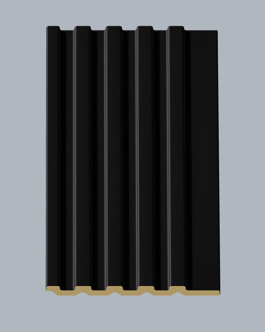 חיפוי קיר פסים גוון שחור WP-102