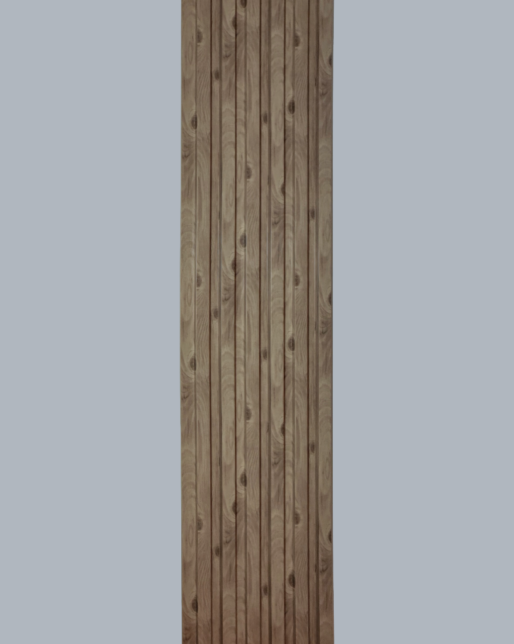 חיפוי קיר פסים במראה עץ טבעי בהיר