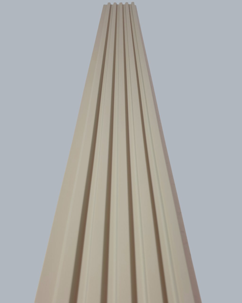 חיפוי קיר פסים צבע שמנת