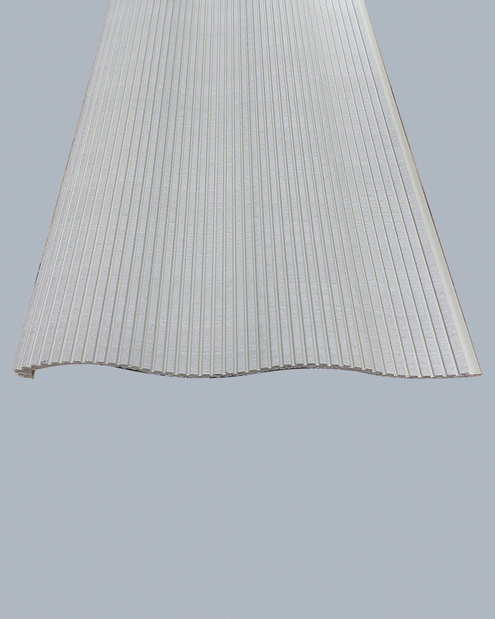 חיפוי קיר גלי צבע לבן מט