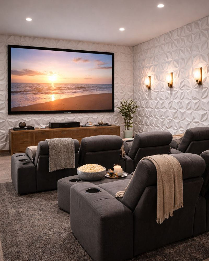 חיפוי קיר תלת ממד אור וצל