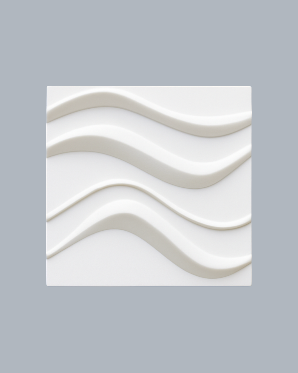 חיפוי קיר תלת ממד דגם גלים רכים