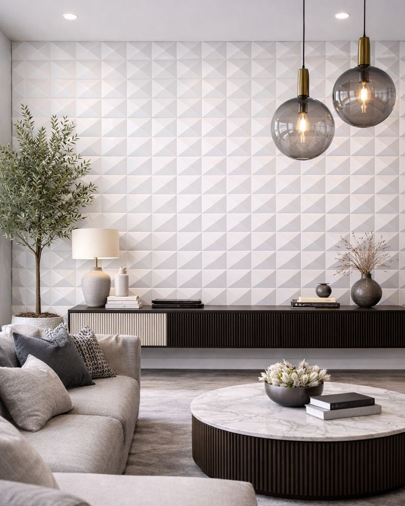 חיפוי קיר תלת ממד דגם פריזמה