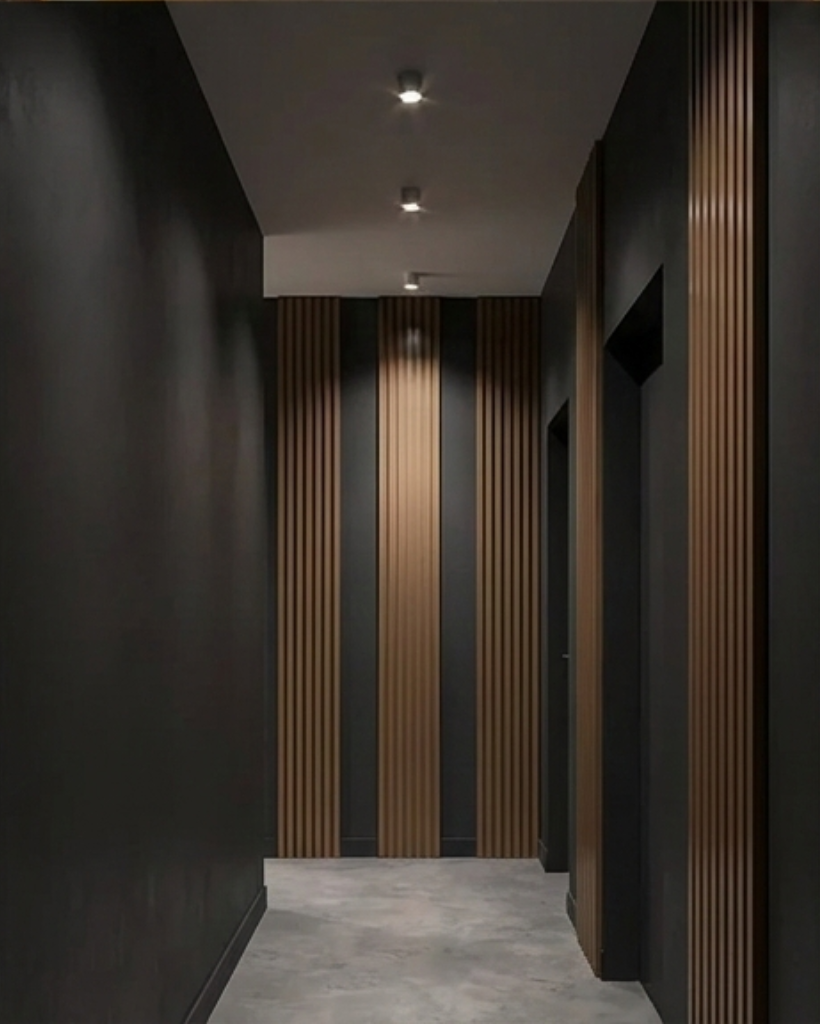 חיפוי קיר פורניר פסים