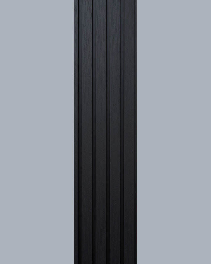 חיפוי קיר פולימרי עץ שחור WPX-04
